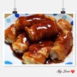簡単♡くるくる丸めて満足おかず♡