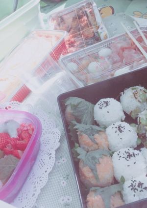 春のピクニック〜おにぎり４種お重〜-レシピのメイン写真