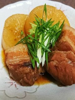 旬の大根染み染み◎豚バラと大根の煮物◎-レシピのメイン写真