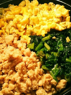 時短★フライパンひとつde3色そぼろ丼★-レシピのメイン写真