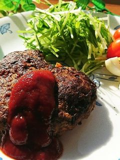 *ふっくら⚛️柔らかハンバーグ*-レシピのメイン写真