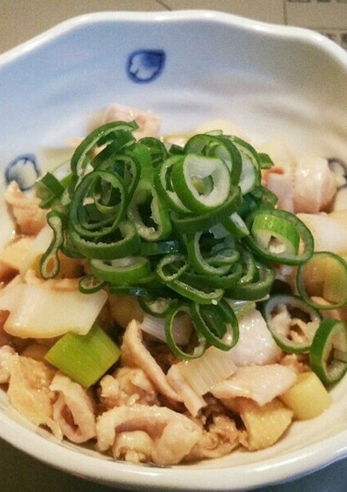 とり皮とねぎのぽん酢かけ-レシピのメイン写真
