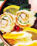 クルクル♡ちくわ&カニカマ&チーズロール