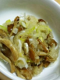 株なめこの大根おろし和え-レシピのメイン写真