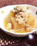 おつゆも一緒に♪ 丸大根と鶏そぼろの煮物