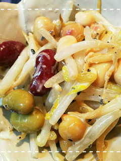 レンジだけ簡単!もやしと大豆のマヨサラダ-レシピのメイン写真