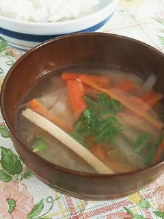 高野豆腐の味噌汁☆-レシピのメイン写真