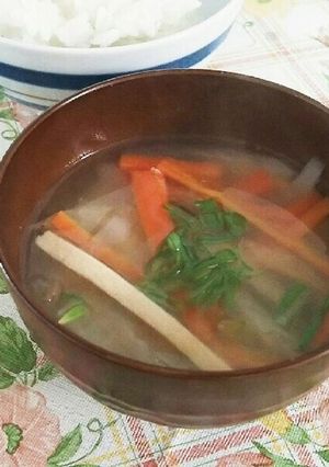高野豆腐の味噌汁☆-レシピのメイン写真