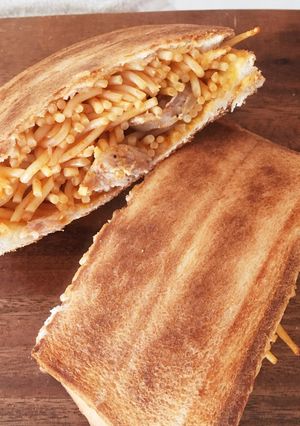 ナポリタンホットサンド-レシピのメイン写真