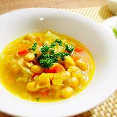 รูปของ 野菜たっぷりカレースープ