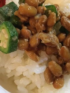 納豆とおくらのご飯-レシピのメイン写真