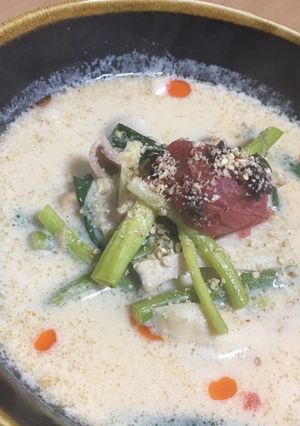 梅干しでさっぱり！豆乳うどん☆-レシピのメイン写真