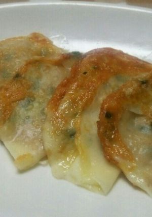半分に折るだけ②羽根つきチーズのツナ餃子-レシピのメイン写真