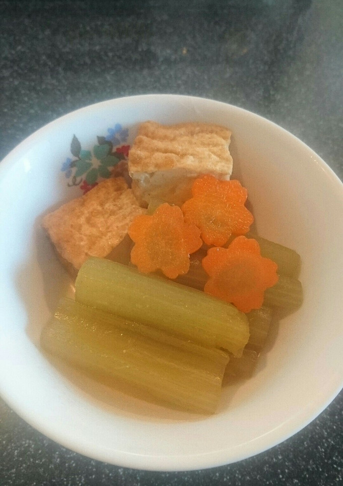 ふきと厚揚げの煮物-レシピのメイン写真