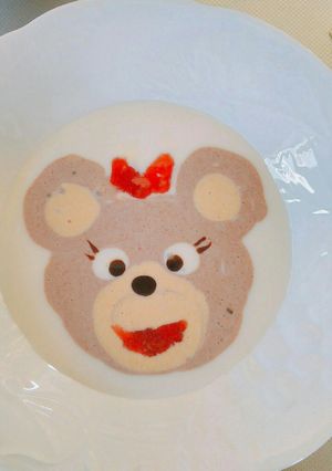 簡単！ヨーグルトアートでプリティベア♥-レシピのメイン写真