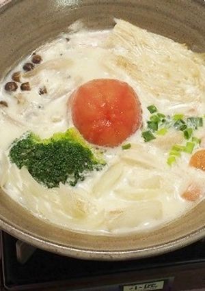 【ひとり鍋】野菜たっぷり！豆乳鶏鍋-レシピのメイン写真