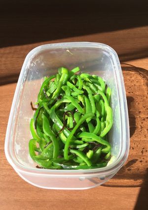 ピーマンの塩昆布あえ-レシピのメイン写真