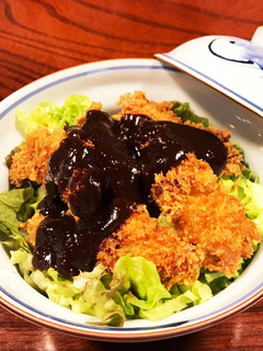 味噌カツ丼〜サニーレタスひいて〜-レシピのメイン写真