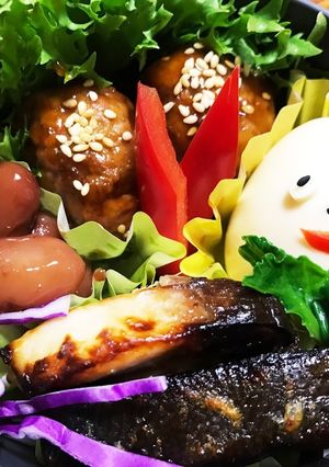 ぶり・塩麹生姜漬け♪お弁当♪-レシピのメイン写真