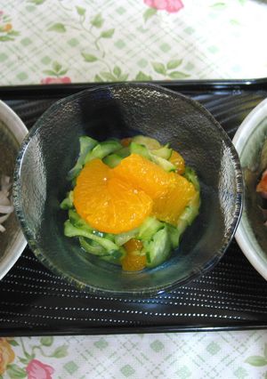 きゅうりとみかんのさっぱり酢の物-レシピのメイン写真