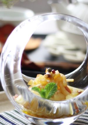 腎臓病食にも 白菜とりんごのサラダ-レシピのメイン写真