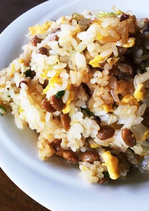 朝ごはん、ランチにいかが？納豆チャーハン-レシピのメイン写真