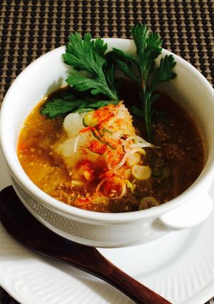サバ水煮缶でカレースープ-レシピのメイン写真