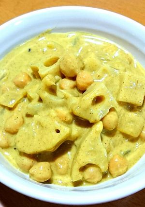 ひよこ豆とレンコンのココナッツカレー-レシピのメイン写真