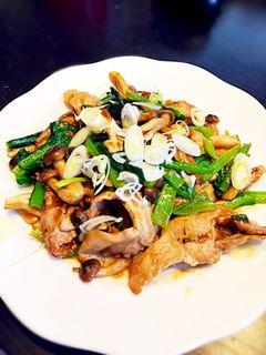 小松菜としめじと豚肉の中華炒め-レシピのメイン写真