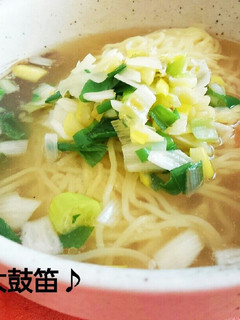 柚子こしょうネギ塩ラーメン♪-レシピのメイン写真