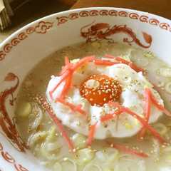 รูปของ ふわふわお月見ラーメン