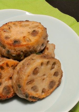 サクサク！カリカリ！れんこんのはさみ焼き-レシピのメイン写真