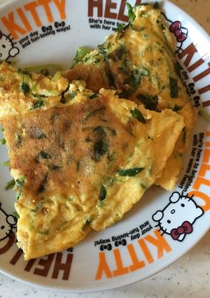 豆苗のチヂミ風-レシピのメイン写真