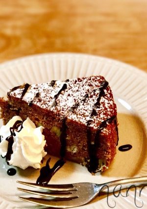バナナとキウイのしっとりチョコケーキ♡-レシピのメイン写真