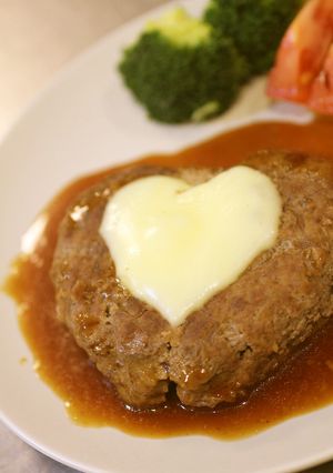 ふわふわジューシー♪チーズハンバーグ-レシピのメイン写真