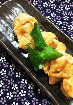 簡単！ヘルシー！鶏むね肉の梅みそ焼き-レシピのメイン写真