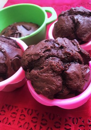 余った卵白でチョコマフィン♡-レシピのメイン写真