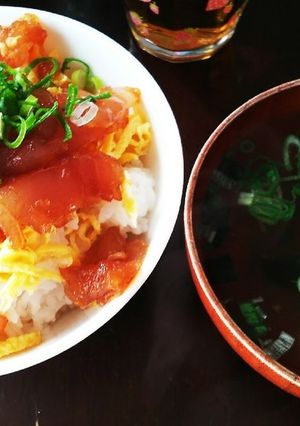 味良し❤️見た目良し❤️づけまぐろ丼♪-レシピのメイン写真