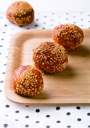かぼちゃのほくほくごまドーナツ-レシピのメイン写真