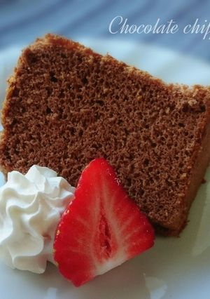 チョコレートシフォンケーキ-レシピのメイン写真