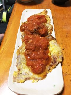 ポークピカタトマトソースかけ-レシピのメイン写真