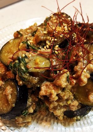 ご飯が進む！茄子の大葉味噌炒め-レシピのメイン写真