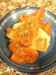 王将餃子の納豆トマト添え-レシピのメイン写真
