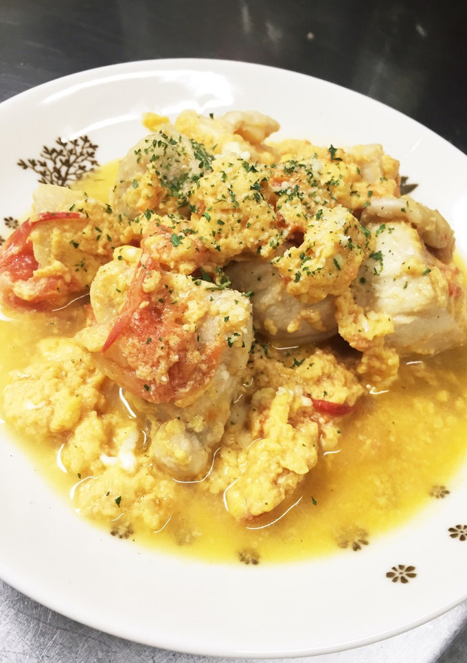 簡単☆鶏胸肉とトマトの卵とじ炒め-レシピのメイン写真