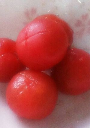 簡単湯剥きミニトマト-レシピのメイン写真