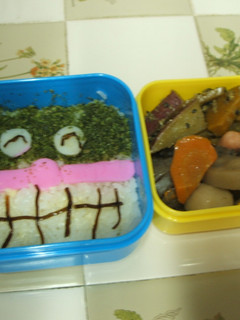 幼稚園のキャラ弁(バイキンマン)-レシピのメイン写真