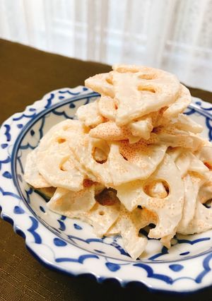 蓮根のたらこマヨ和え♪-レシピのメイン写真