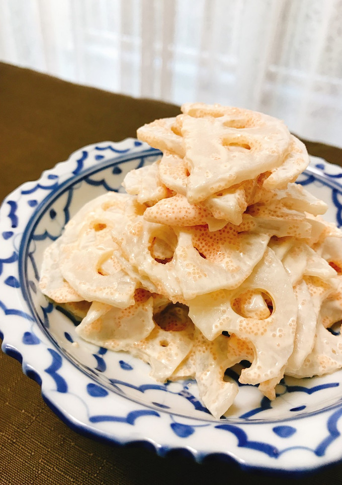 蓮根のたらこマヨ和え♪-レシピのメイン写真