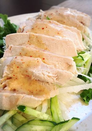 胡麻だれで簡単バンバンジーのタレ-レシピのメイン写真