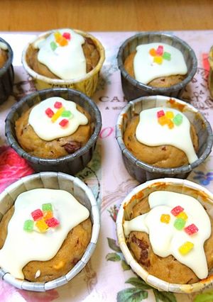 チョコバナナのプチカップケーキ-レシピのメイン写真